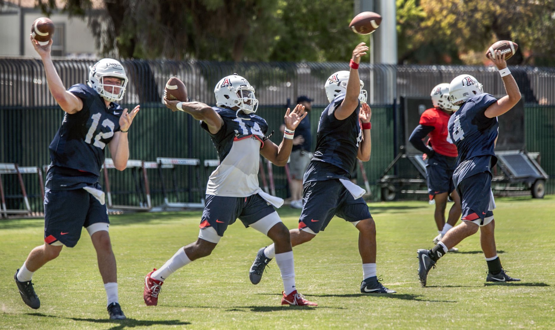 2018 University of Arizona football practice (copy)